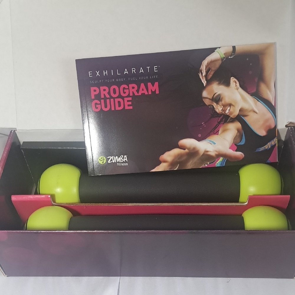 Zumba Exhilarate Program Guide With Dumbbells